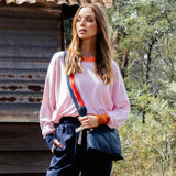 Burbank Large Crossbody French Navy