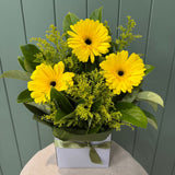 Yellow Gerb Box - Today's Fresh Designs