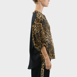 Zara Shirt Leopard Black