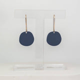 Organic Dangle - Dark Blue Earrings