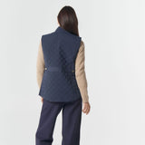 The Heritage Quilted Vest Navy