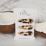 Hair Clip Leopard Set of 3