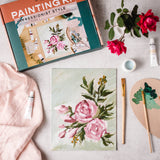 Abstract Roses painting kit, impressionist painting kit