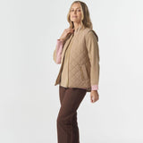 The Heritage Quilted Vest Iced Coffee