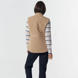 The Heritage Quilted Vest Iced Coffee