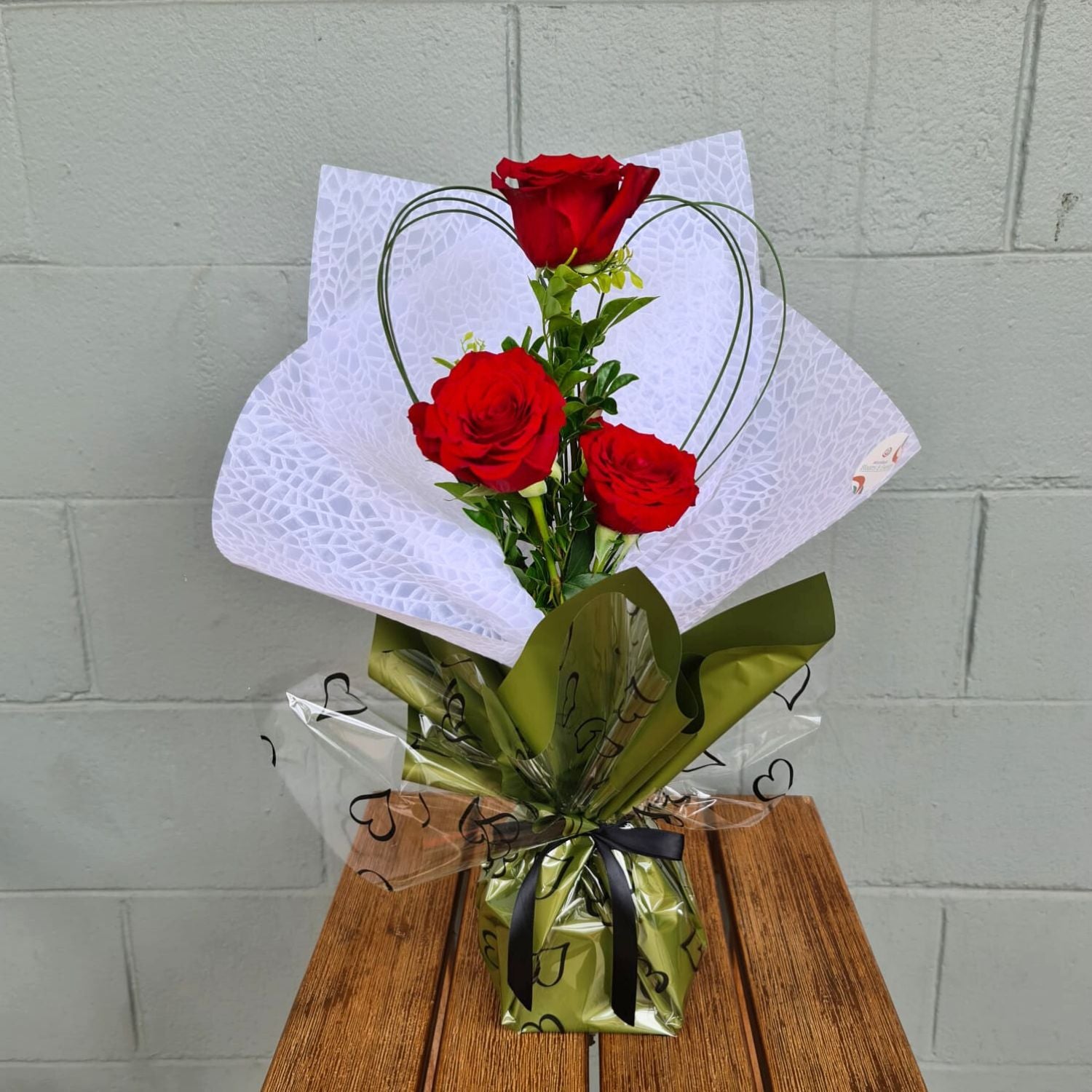 Simple Wrapped Roses