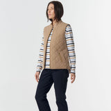 The Heritage Quilted Vest Iced Coffee