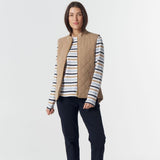 The Heritage Quilted Vest Iced Coffee
