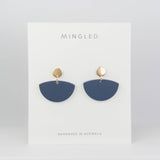 Petticoat Dangles - Dark Blue Earrings