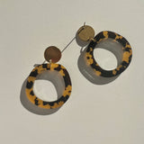 Charlie Gold and Tortoise Shell Earrings