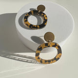 Charlie Gold and Tortoise Shell Earrings