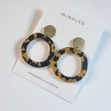 Charlie Gold and Tortoise Shell Earrings