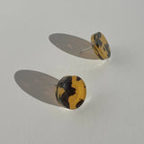 Tortoise Shell Round Studs