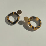 Charlie Gold and Tortoise Shell Earrings