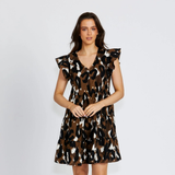 Ella Tiered Dress Animal