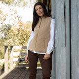 The Heritage Quilted Vest Iced Coffee