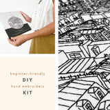 Rooftops of Paris, France - Full Embroidery