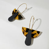 Deco Hoop - Honey Tortoise Shell