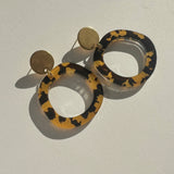 Charlie Gold and Tortoise Shell Earrings