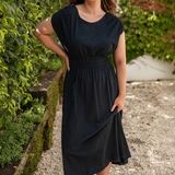 Nelle Midi Dress Black