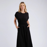 Nelle Midi Dress Black