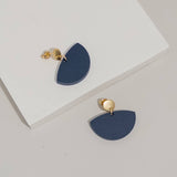 Petticoat Dangles - Dark Blue Earrings