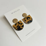 Maya Honey Tortoise Shell Earrings