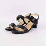 Brandi Black by Chrissie | Womens Heels by  white back drop block heel