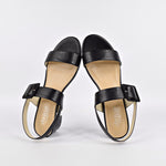 Brandi Black by Chrissie | Womens Heels by white back drop high instep