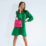 Burbank Large Crossbody Fuchsia