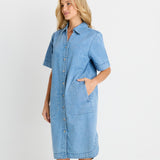 Dawson Denim Dress Blue