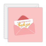 A Little Note To Say a Big Thank You - Greeting Card
