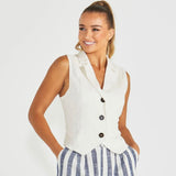 Harley Vest Oatmeal