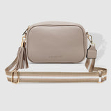 Jacinta Metallic Stone Crossbody Bag