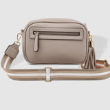 Jacinta Metallic Stone Crossbody Bag