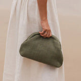 Lotus Clutch Sage Green