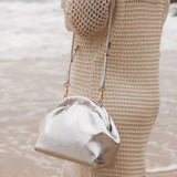 Lotus Clutch Silver
