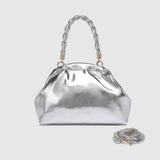 Lotus Clutch Silver