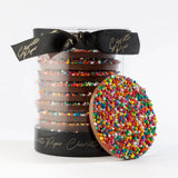 Milk Chocolate Sprinkle Discs