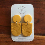 Olivia Wildflower Closed Arch earrings- Yellow