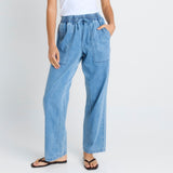 Quinn Cotton Jogger Blue