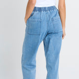Quinn Cotton Jogger Blue