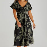 Rosita Ruffle Maxi Black