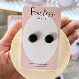 Round Stud Black