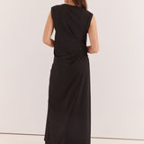 Roxxi Stone Trim Dress Black