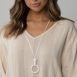 Salsa Necklace White