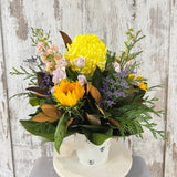 Sunflower Farmhouse Pot - Today's Fresh Designs