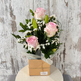 Lily and Rose Arrangement - Pale Pink - Today's Fresh Designs