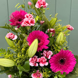 Pink Lily & Gerb Box  - Today's Fresh Flowers