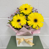 Yellow Gerb Box - Today's Fresh Designs